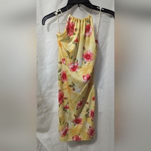 Rocket Candy Yellow with pink flowers size M